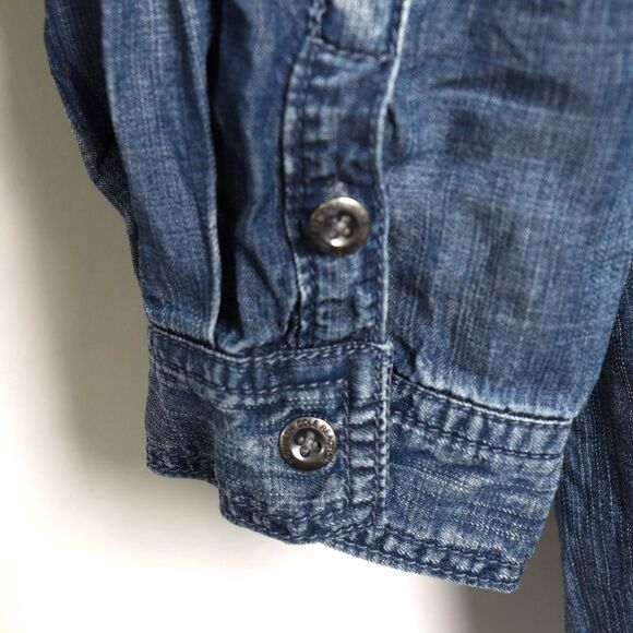 EC Kenneth Cole Reaction Denim Tunic Top size L - Picture 5 of 7